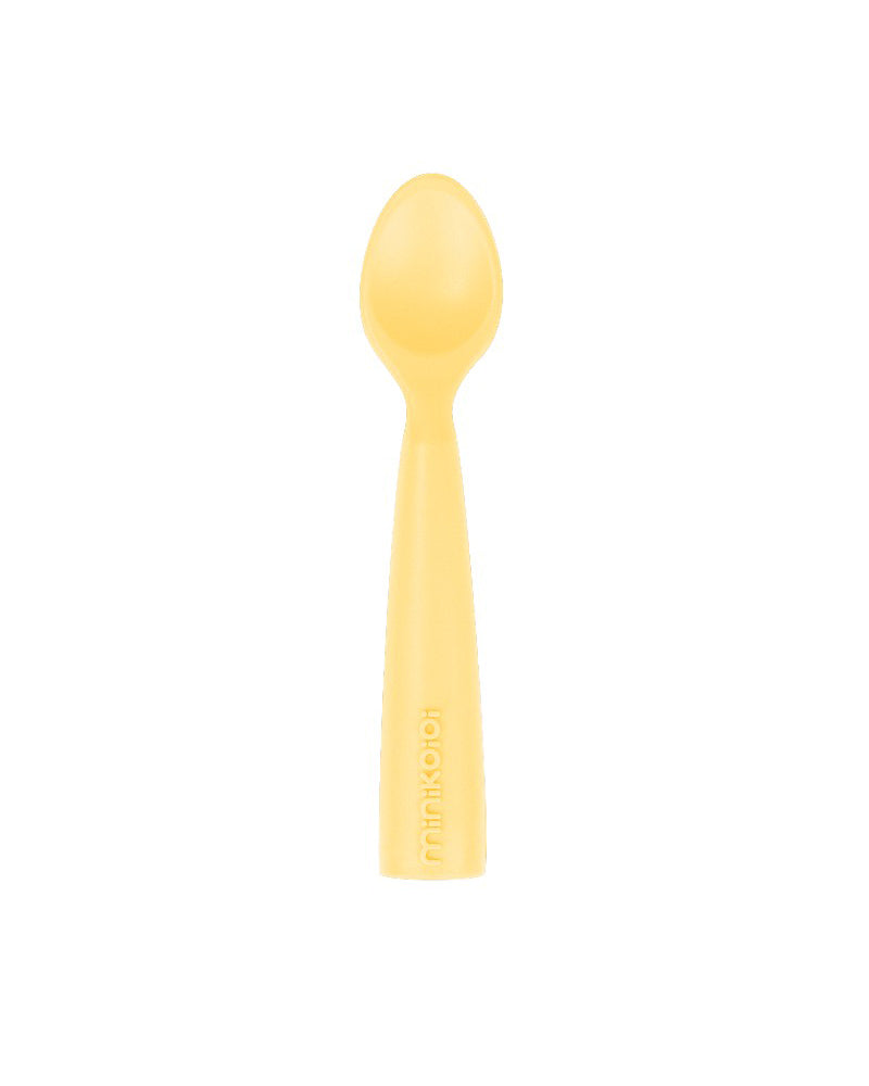 Cuillère MINIKOIOI en Silicone – Jaune