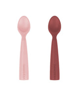 2 Cuillères MINIKOIOI en Silicone – Rose et Rouge Velvet