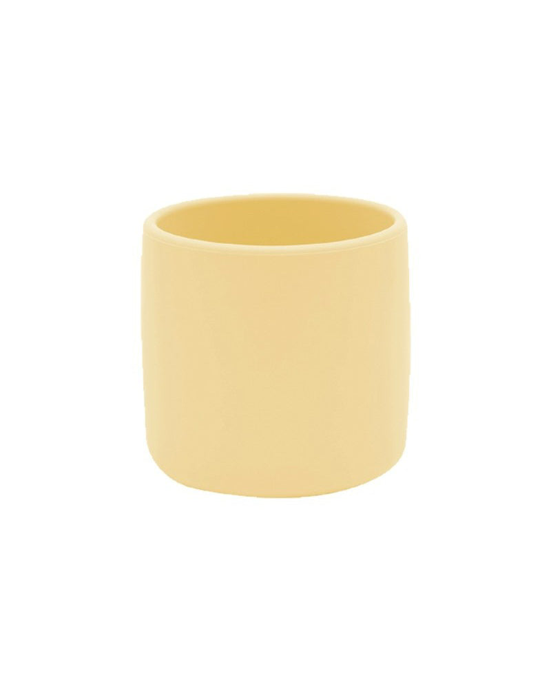 مجموعة سيليكون منكوكوئي: وعاء كوب ملعقة - أصفر