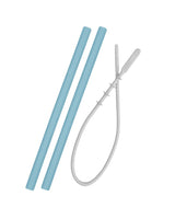 MINIKOIOI Straw with Silicone Brush - Blue