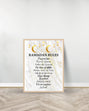 Un Tableau décoratif - Ramadan Rules - Bois