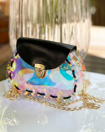 Mini Sac transparent pour Enfants - Noir
