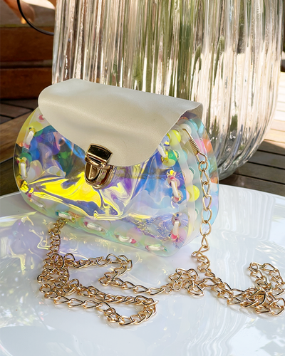 Mini Sac transparent pour Enfants - Beige